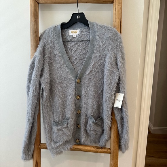 By Samii Ryan Lazy Day Fuzzy Knit Cardigan - Picture 7 of 8